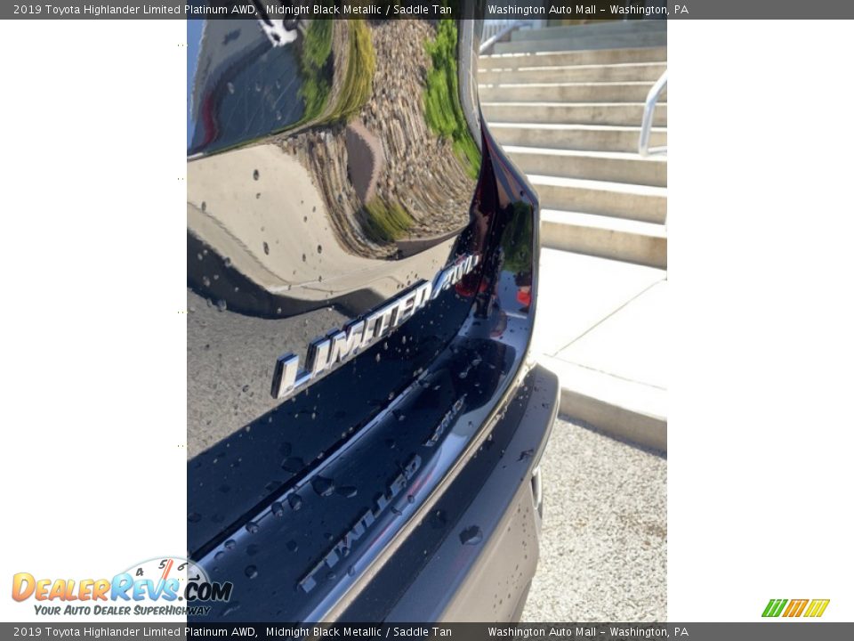 2019 Toyota Highlander Limited Platinum AWD Midnight Black Metallic / Saddle Tan Photo #20