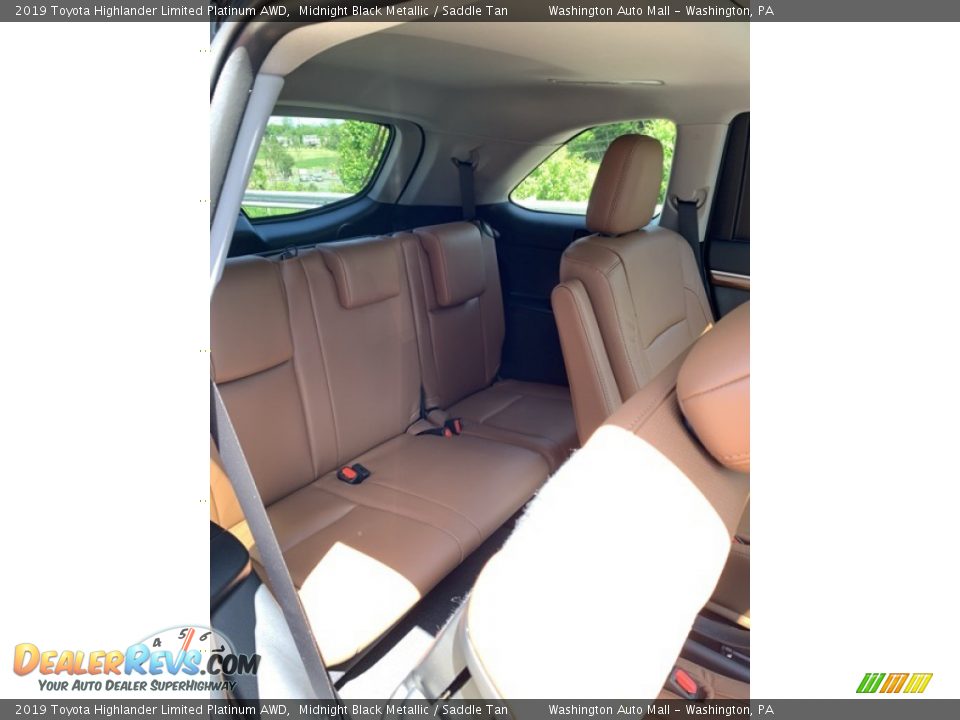 2019 Toyota Highlander Limited Platinum AWD Midnight Black Metallic / Saddle Tan Photo #27
