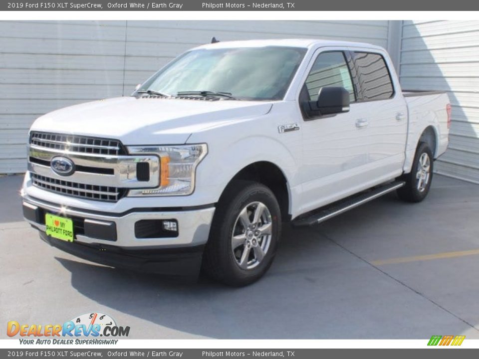 2019 Ford F150 XLT SuperCrew Oxford White / Earth Gray Photo #4