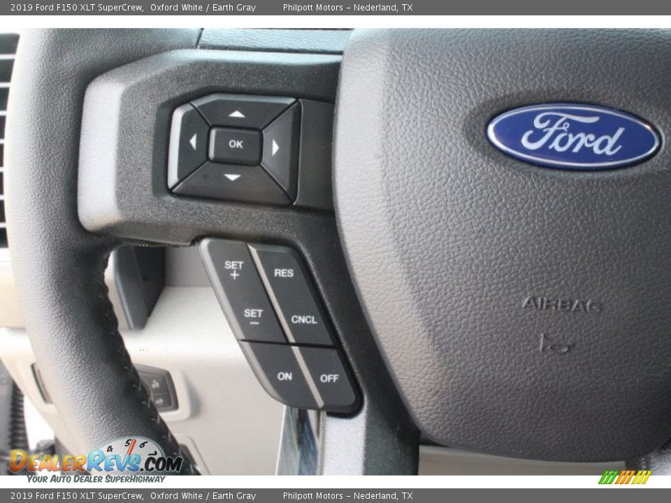 2019 Ford F150 XLT SuperCrew Oxford White / Earth Gray Photo #15