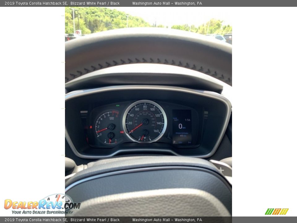 2019 Toyota Corolla Hatchback SE Blizzard White Pearl / Black Photo #32