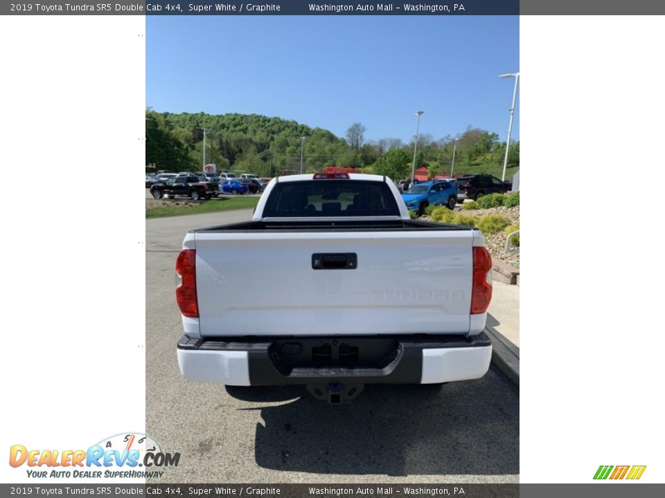 2019 Toyota Tundra SR5 Double Cab 4x4 Super White / Graphite Photo #5