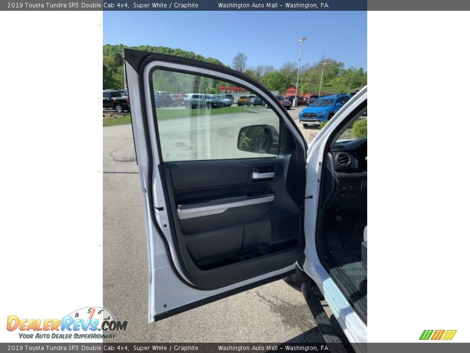 2019 Toyota Tundra SR5 Double Cab 4x4 Super White / Graphite Photo #8