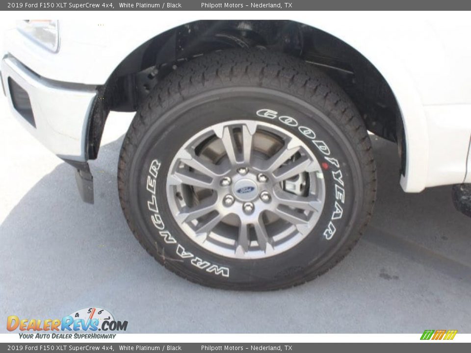 2019 Ford F150 XLT SuperCrew 4x4 White Platinum / Black Photo #5