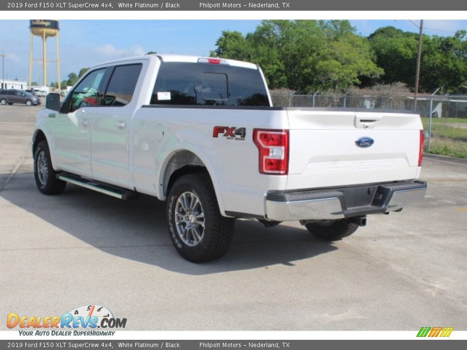 2019 Ford F150 XLT SuperCrew 4x4 White Platinum / Black Photo #6