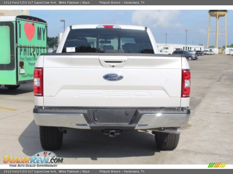 2019 Ford F150 XLT SuperCrew 4x4 White Platinum / Black Photo #7
