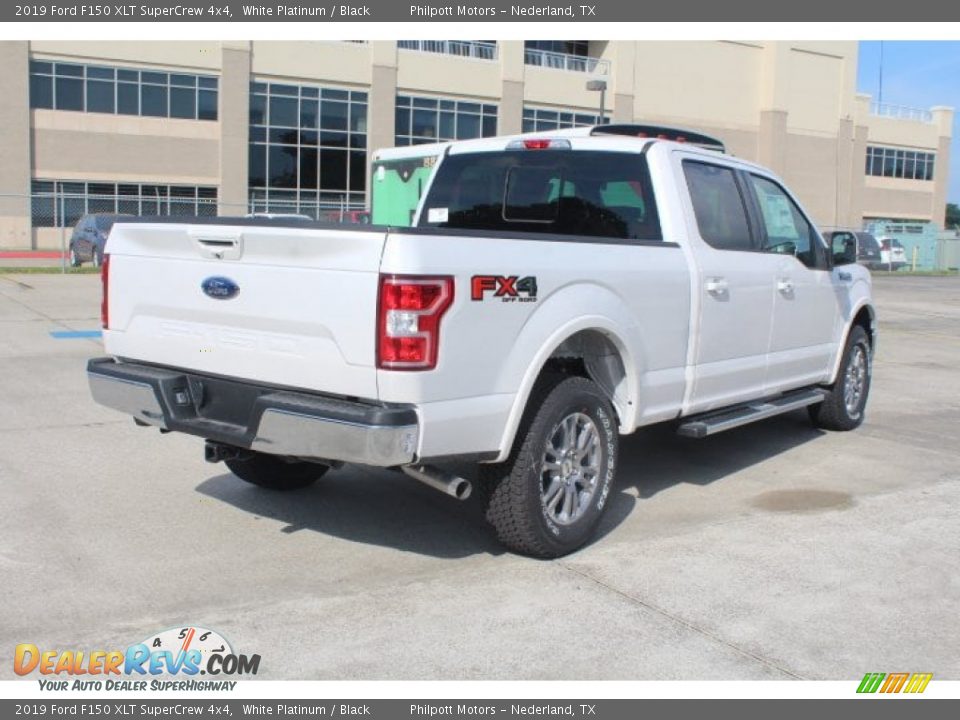 2019 Ford F150 XLT SuperCrew 4x4 White Platinum / Black Photo #8