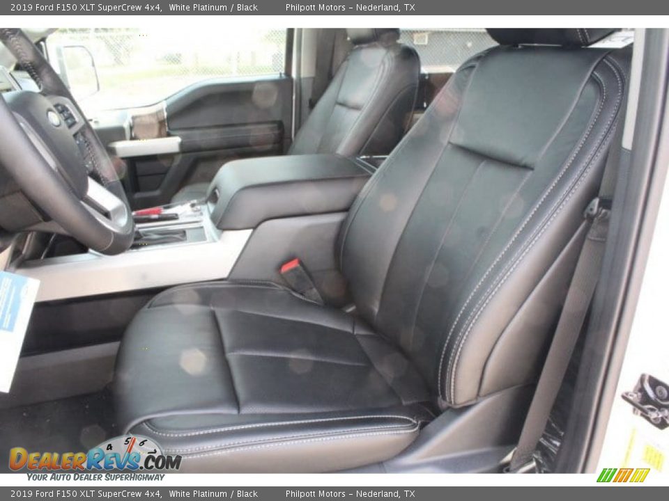 2019 Ford F150 XLT SuperCrew 4x4 White Platinum / Black Photo #10