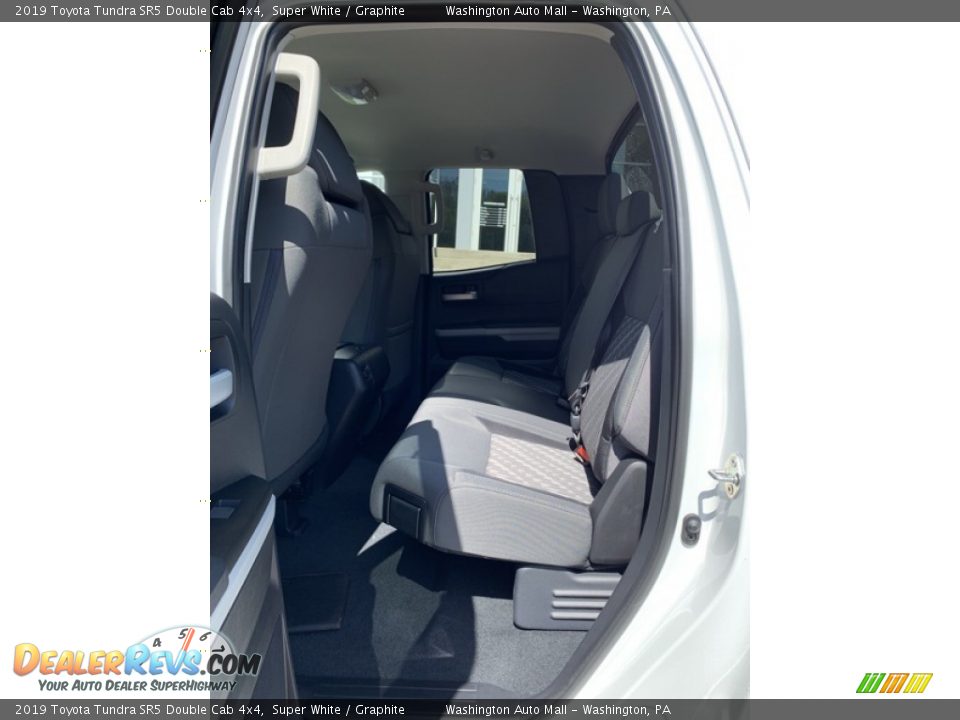 2019 Toyota Tundra SR5 Double Cab 4x4 Super White / Graphite Photo #18