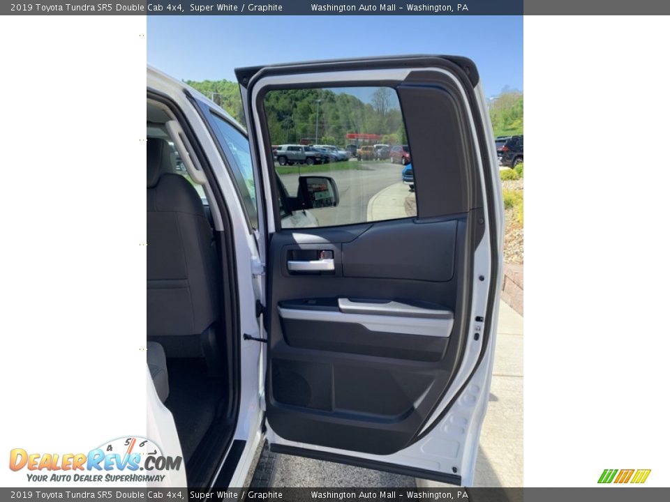 2019 Toyota Tundra SR5 Double Cab 4x4 Super White / Graphite Photo #21