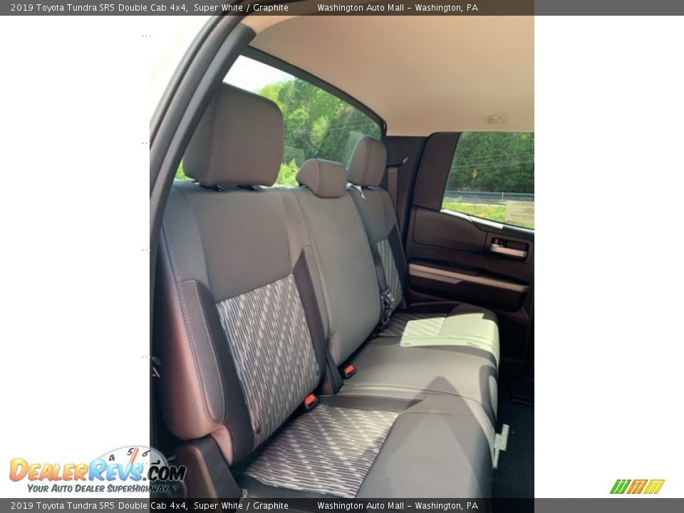 2019 Toyota Tundra SR5 Double Cab 4x4 Super White / Graphite Photo #22