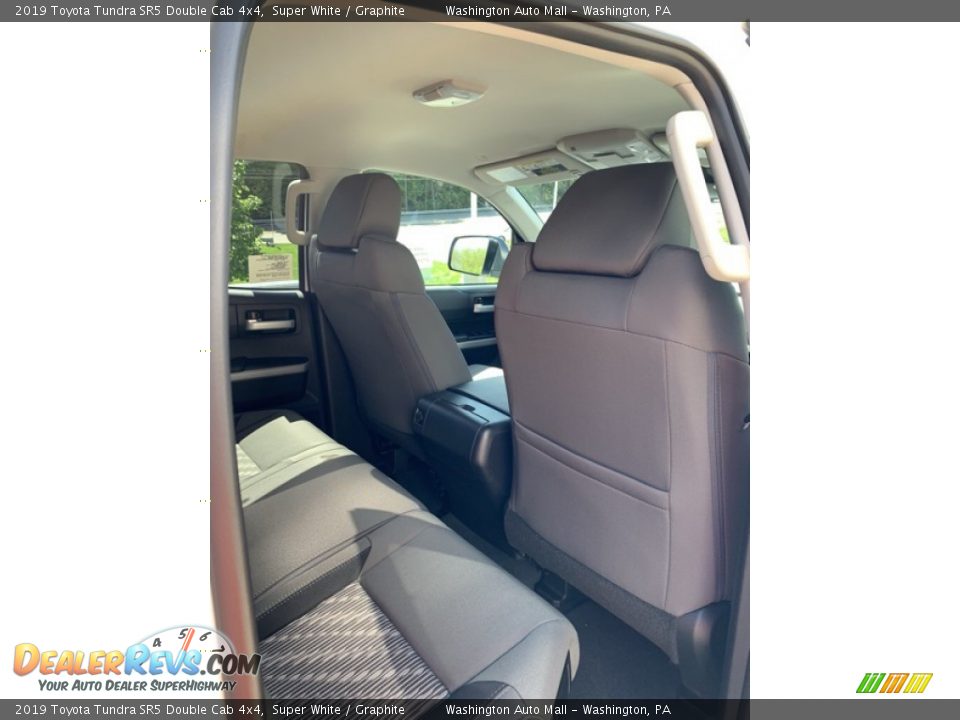 2019 Toyota Tundra SR5 Double Cab 4x4 Super White / Graphite Photo #23
