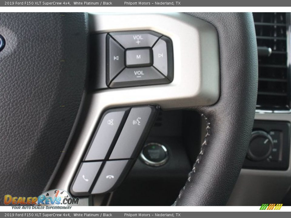 2019 Ford F150 XLT SuperCrew 4x4 White Platinum / Black Photo #16
