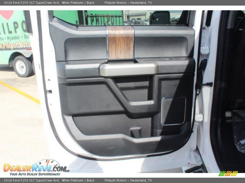 2019 Ford F150 XLT SuperCrew 4x4 White Platinum / Black Photo #17