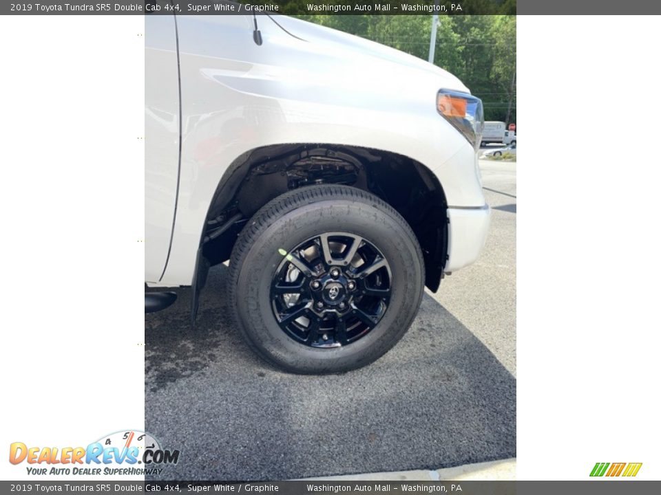 2019 Toyota Tundra SR5 Double Cab 4x4 Super White / Graphite Photo #31