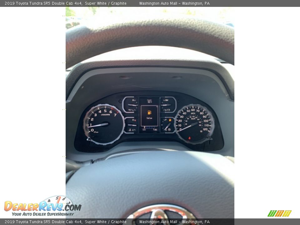 2019 Toyota Tundra SR5 Double Cab 4x4 Super White / Graphite Photo #32