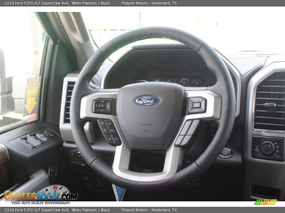 2019 Ford F150 XLT SuperCrew 4x4 White Platinum / Black Photo #20