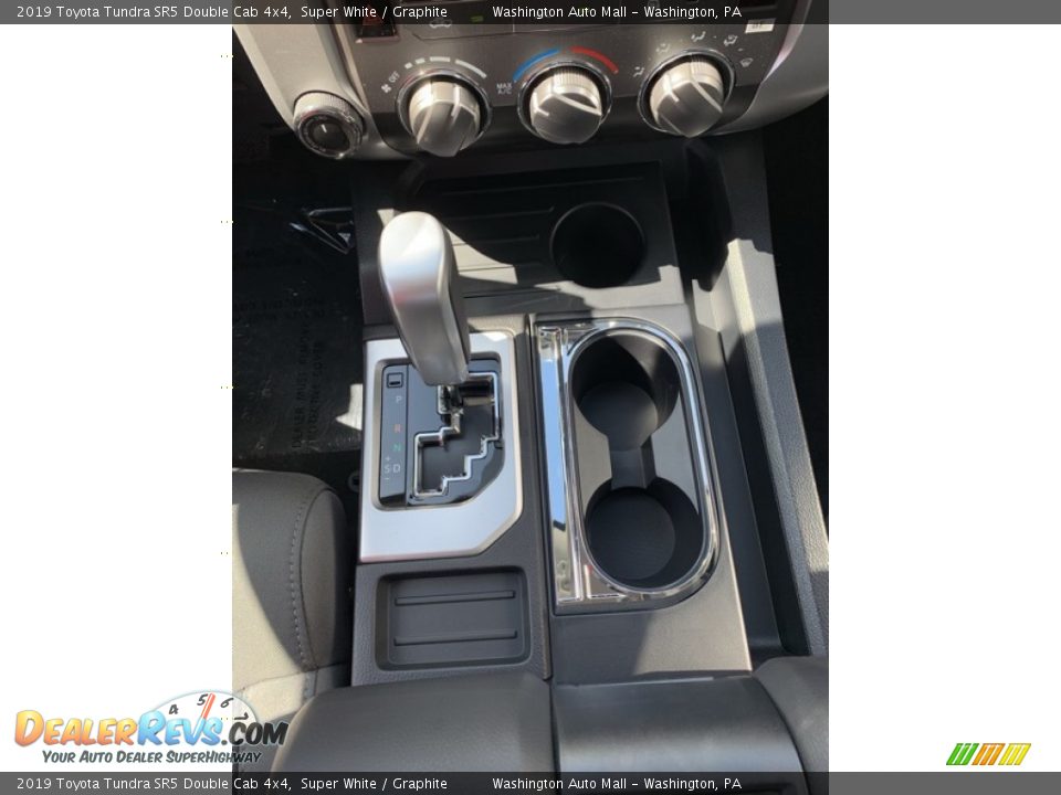 2019 Toyota Tundra SR5 Double Cab 4x4 Super White / Graphite Photo #34