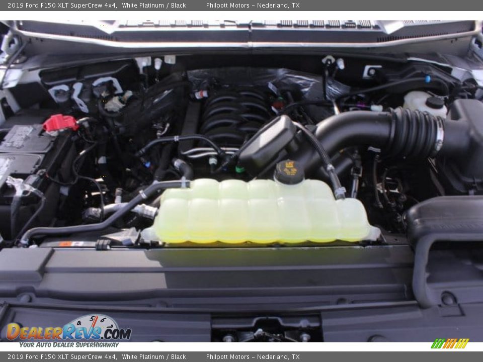 2019 Ford F150 XLT SuperCrew 4x4 White Platinum / Black Photo #22