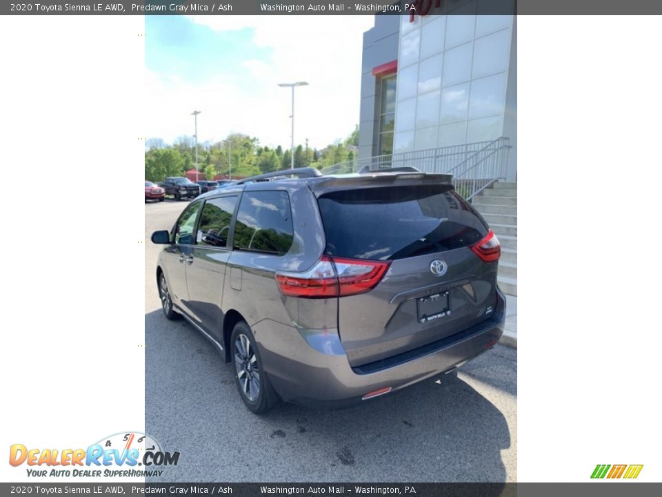 2020 Toyota Sienna LE AWD Predawn Gray Mica / Ash Photo #6