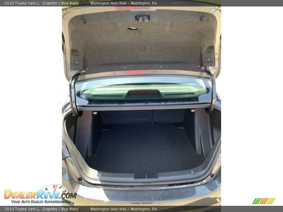 2019 Toyota Yaris L Graphite / Blue Black Photo #21