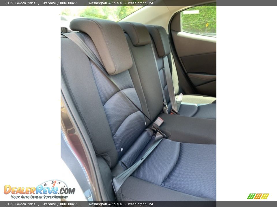2019 Toyota Yaris L Graphite / Blue Black Photo #23