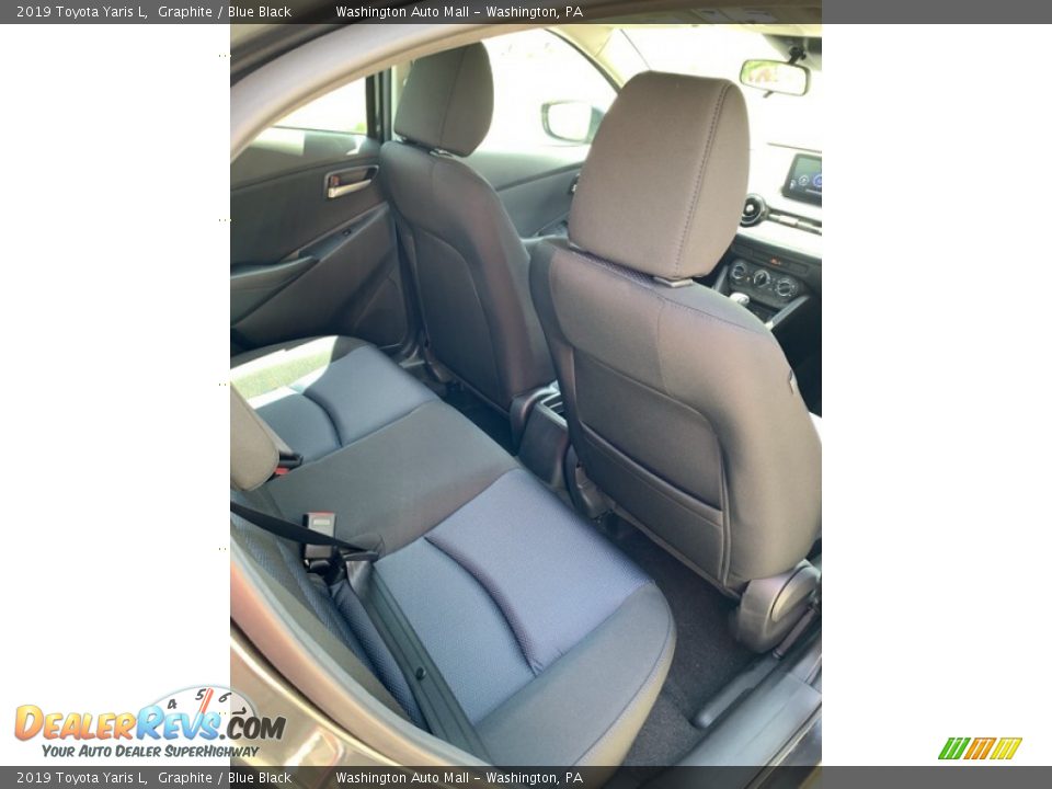 2019 Toyota Yaris L Graphite / Blue Black Photo #24