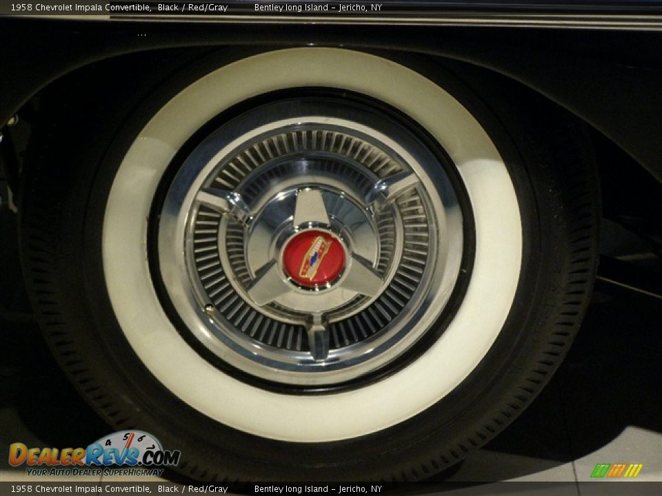 1958 Chevrolet Impala Convertible Black / Red/Gray Photo #15