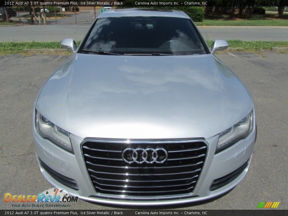 2012 Audi A7 3.0T quattro Premium Plus Ice Silver Metallic / Black Photo #5