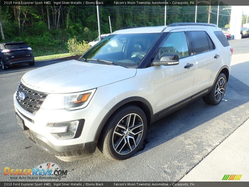 2016 Ford Explorer Sport 4WD Ingot Silver Metallic / Ebony Black Photo #7