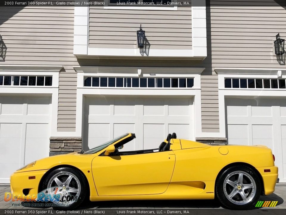 Giallo (Yellow) 2003 Ferrari 360 Spider F1 Photo #1