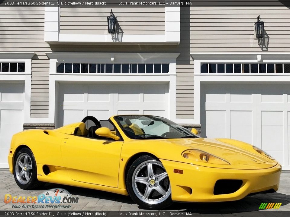 Front 3/4 View of 2003 Ferrari 360 Spider F1 Photo #2