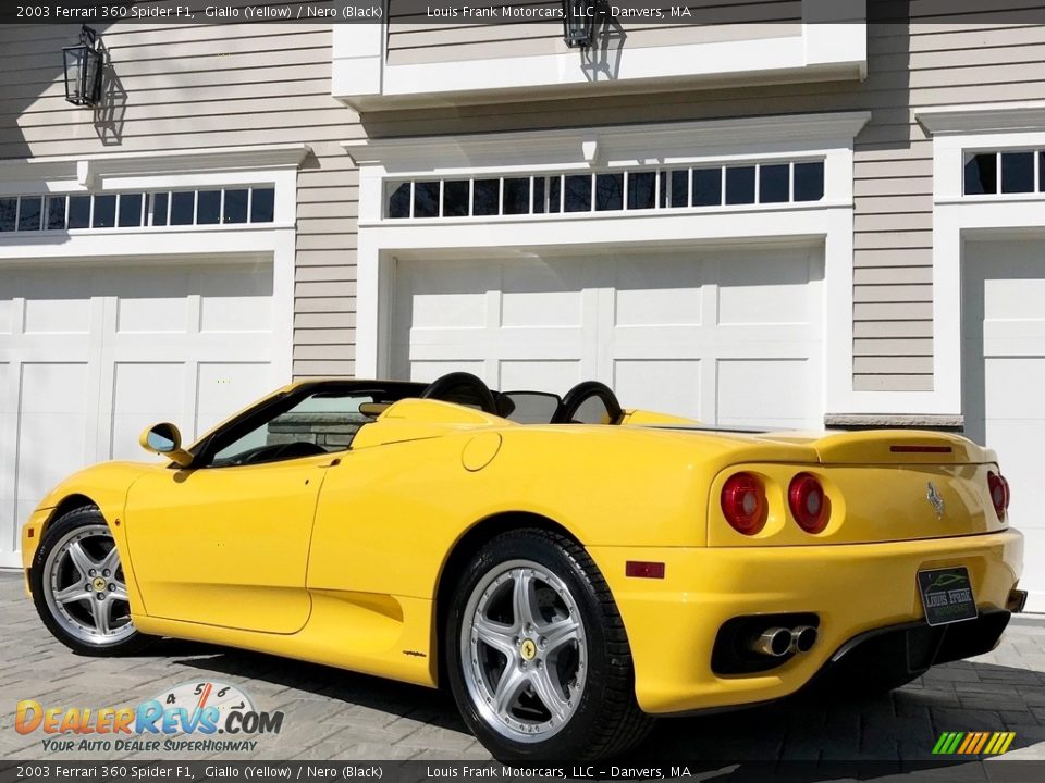 2003 Ferrari 360 Spider F1 Giallo (Yellow) / Nero (Black) Photo #3