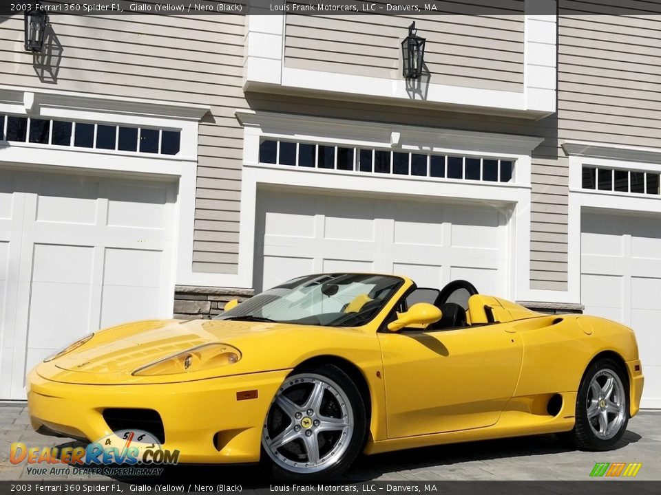 2003 Ferrari 360 Spider F1 Giallo (Yellow) / Nero (Black) Photo #4