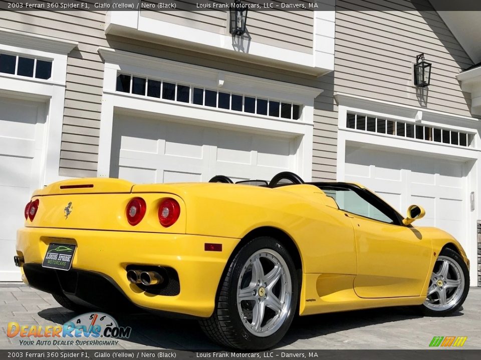 2003 Ferrari 360 Spider F1 Giallo (Yellow) / Nero (Black) Photo #5