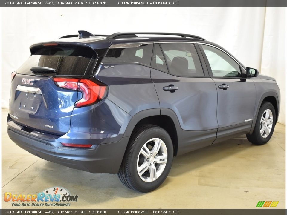2019 GMC Terrain SLE AWD Blue Steel Metallic / Jet Black Photo #2