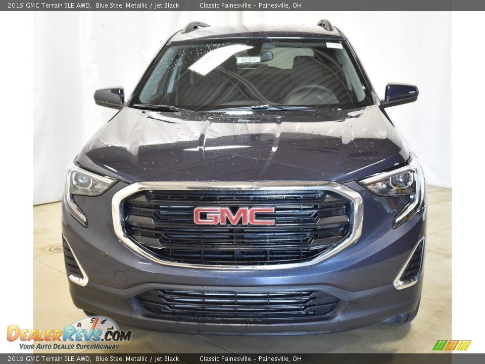 2019 GMC Terrain SLE AWD Blue Steel Metallic / Jet Black Photo #4