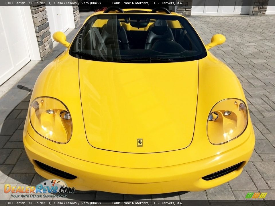 2003 Ferrari 360 Spider F1 Giallo (Yellow) / Nero (Black) Photo #7