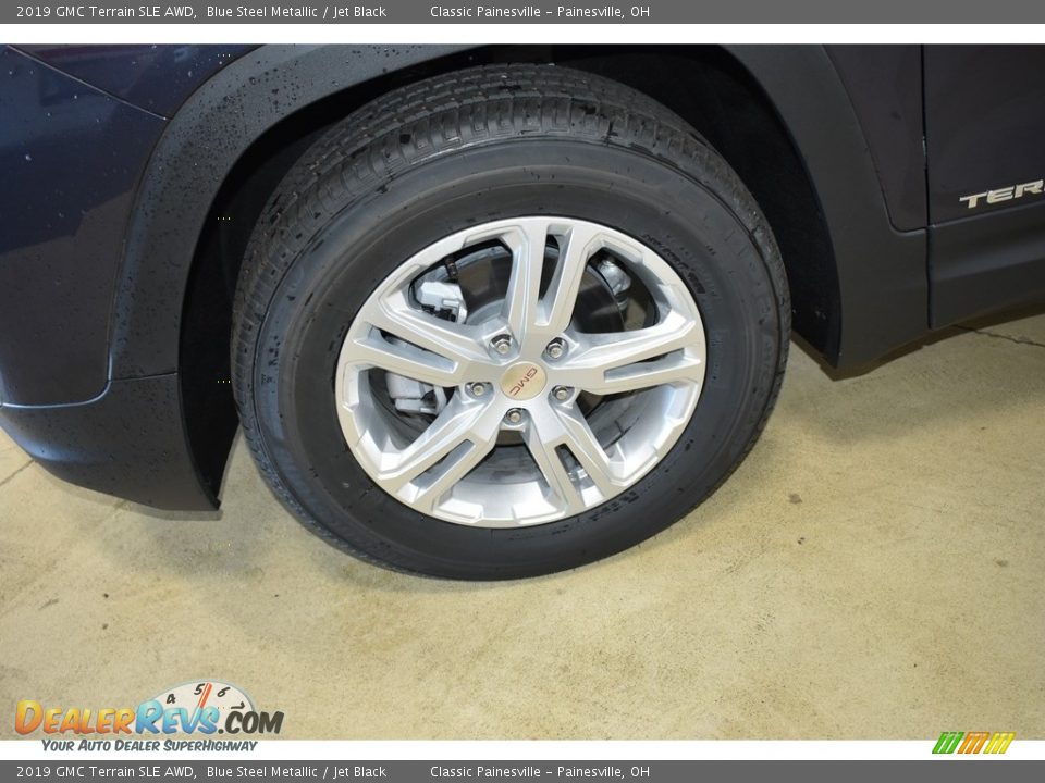 2019 GMC Terrain SLE AWD Blue Steel Metallic / Jet Black Photo #5