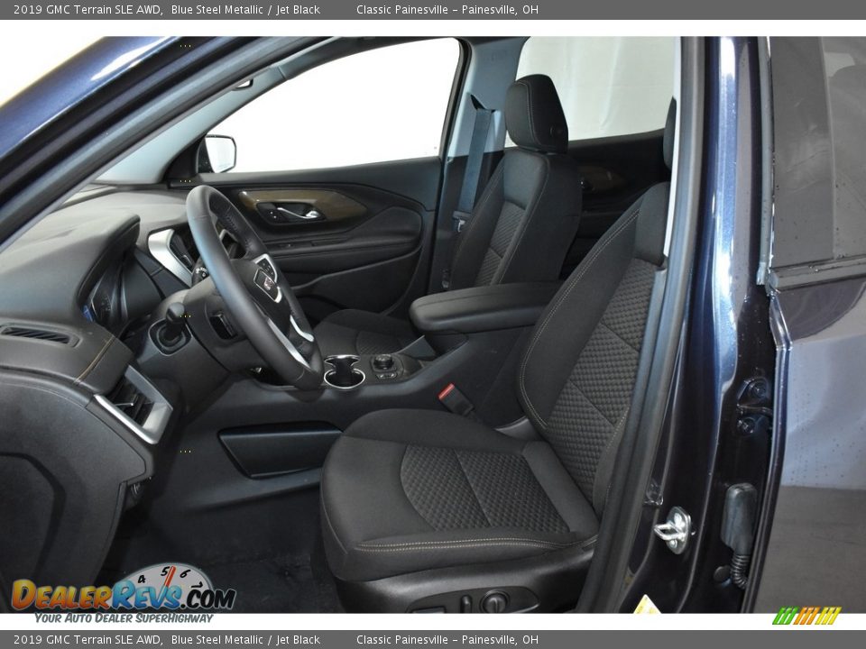 2019 GMC Terrain SLE AWD Blue Steel Metallic / Jet Black Photo #6