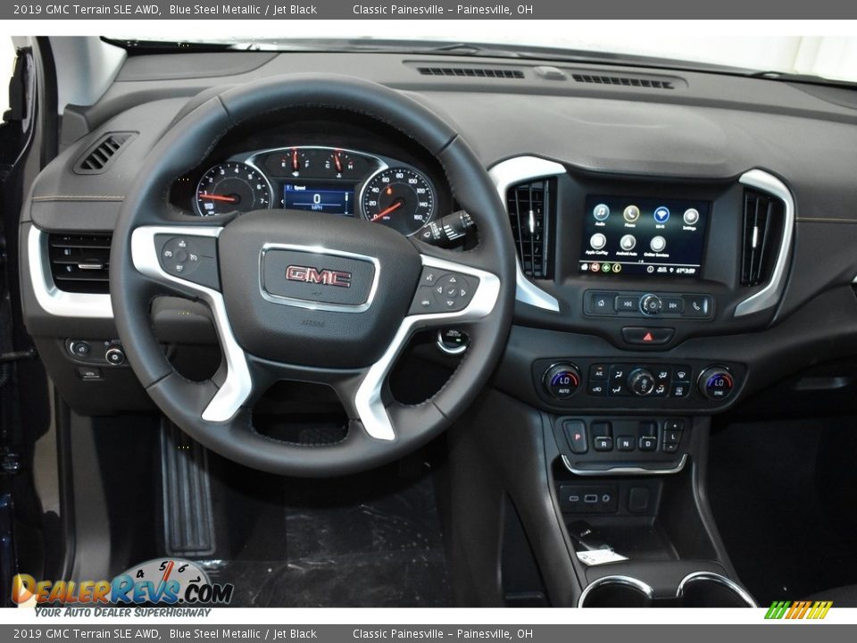 2019 GMC Terrain SLE AWD Blue Steel Metallic / Jet Black Photo #8