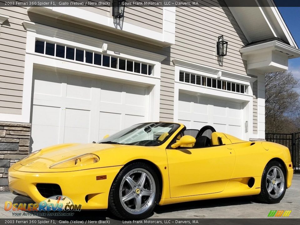 Giallo (Yellow) 2003 Ferrari 360 Spider F1 Photo #16