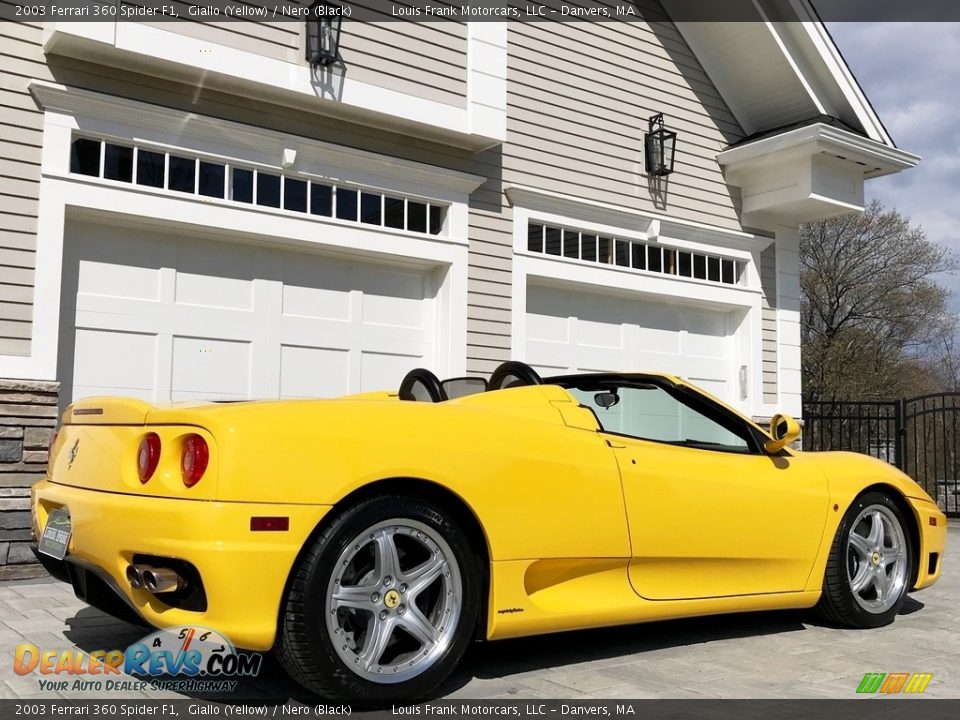 2003 Ferrari 360 Spider F1 Giallo (Yellow) / Nero (Black) Photo #17