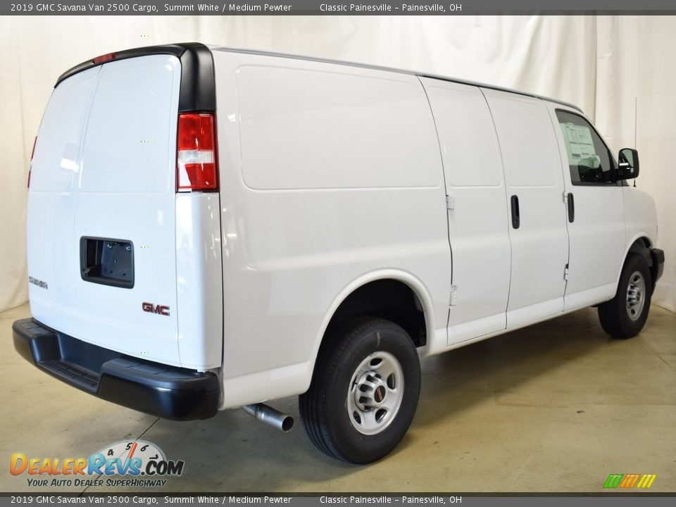 2019 GMC Savana Van 2500 Cargo Summit White / Medium Pewter Photo #2