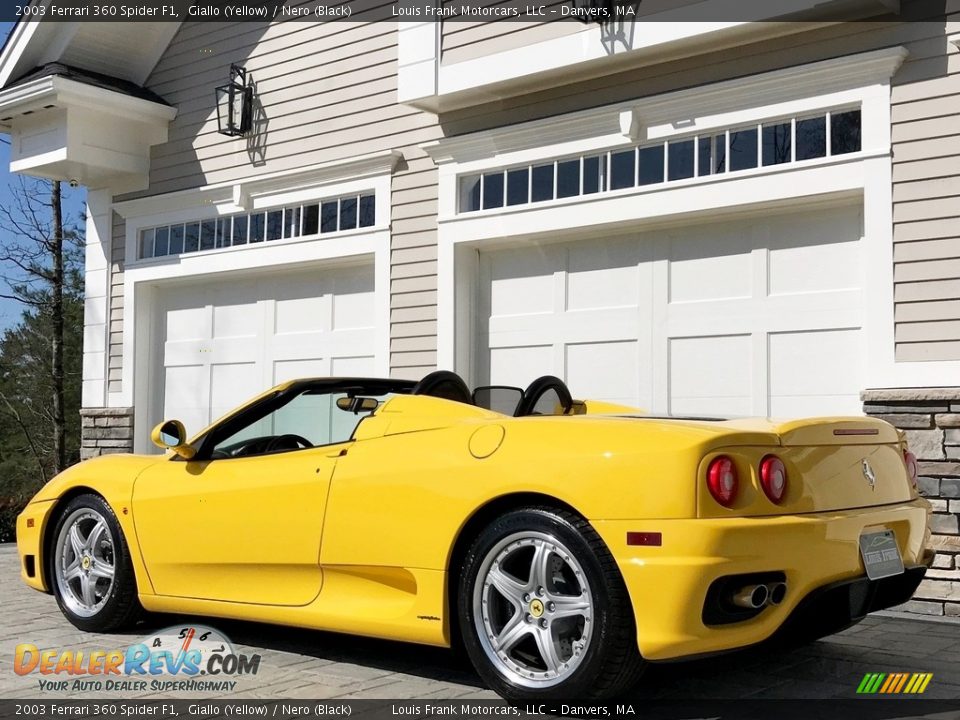 2003 Ferrari 360 Spider F1 Giallo (Yellow) / Nero (Black) Photo #19