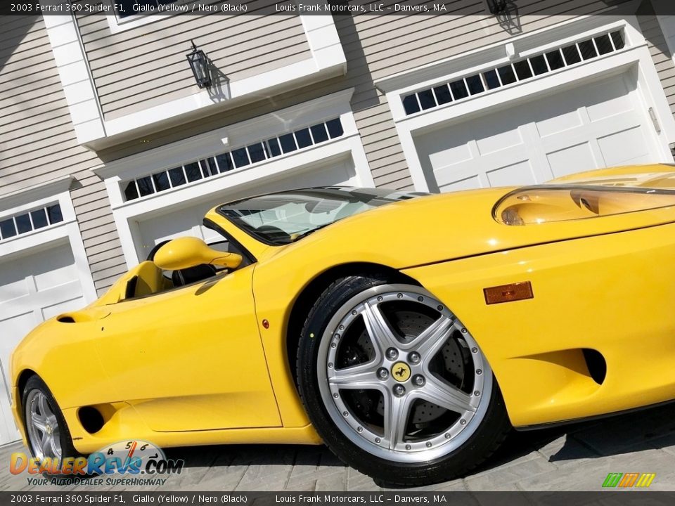 2003 Ferrari 360 Spider F1 Giallo (Yellow) / Nero (Black) Photo #20