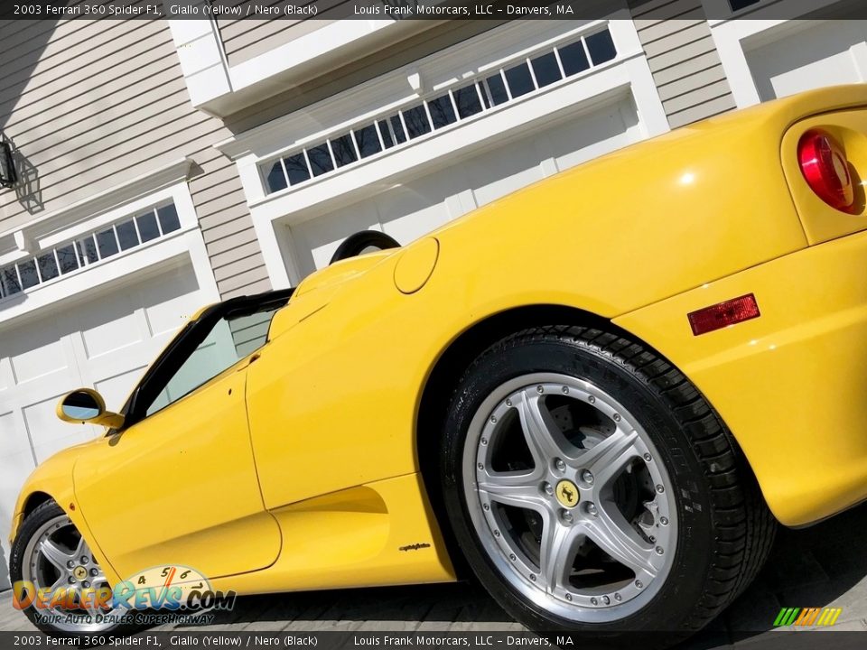 2003 Ferrari 360 Spider F1 Giallo (Yellow) / Nero (Black) Photo #21