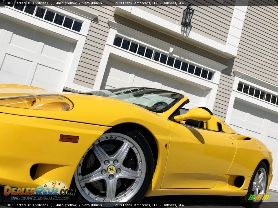2003 Ferrari 360 Spider F1 Giallo (Yellow) / Nero (Black) Photo #22
