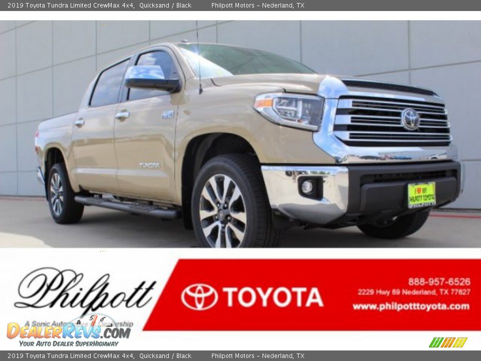 2019 Toyota Tundra Limited CrewMax 4x4 Quicksand / Black Photo #1