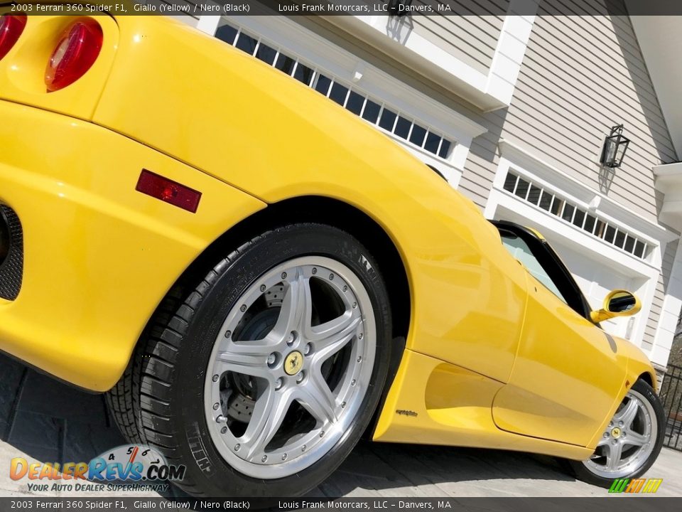 2003 Ferrari 360 Spider F1 Giallo (Yellow) / Nero (Black) Photo #23